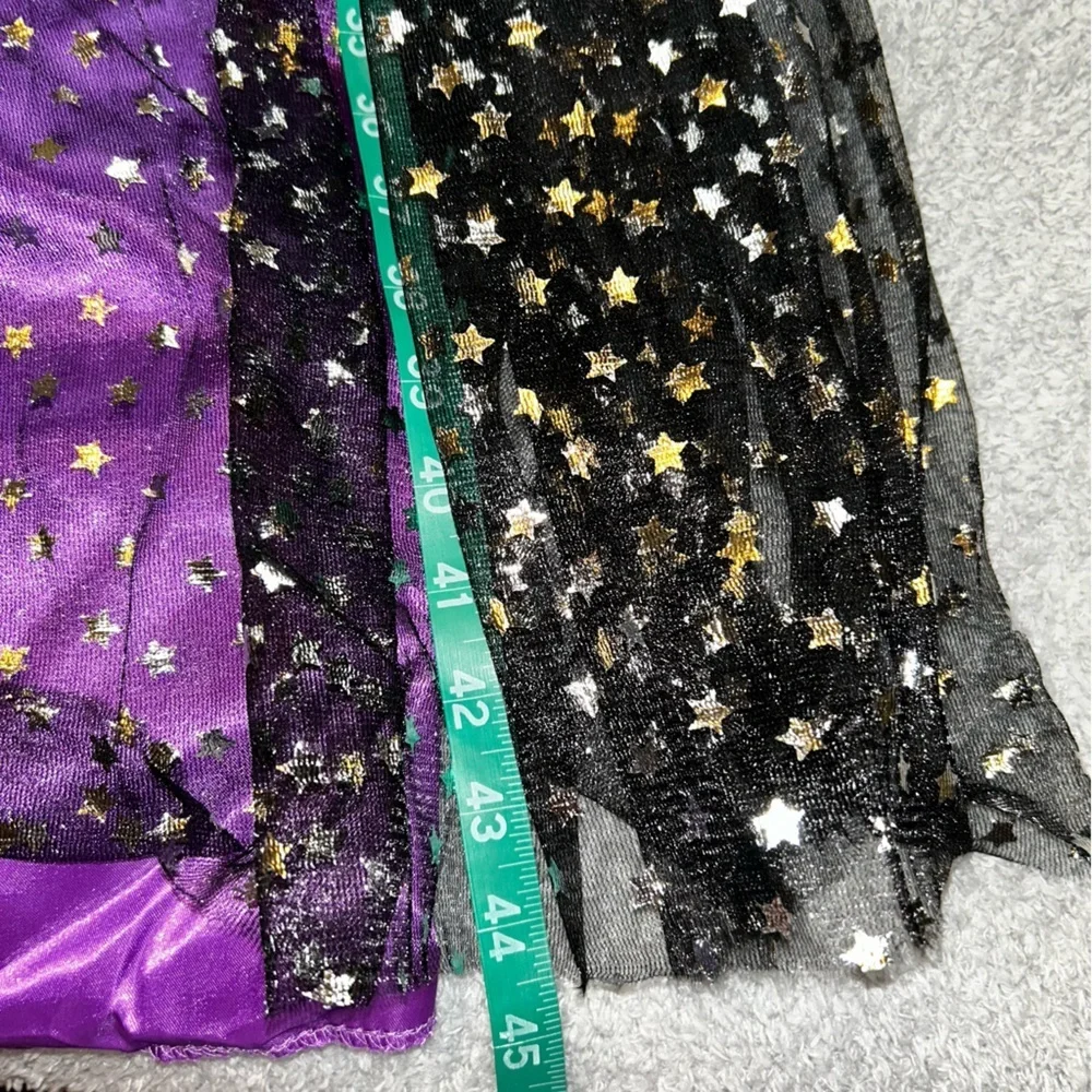 Light Up Starlight WitchHalloween Costume,Glittery Tulle, Celestial,Includes Hat